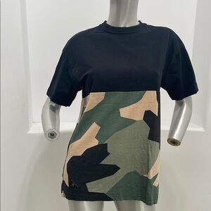 10 DEEP Black Camouflage Women Short Sleeve T-Shirt Size S